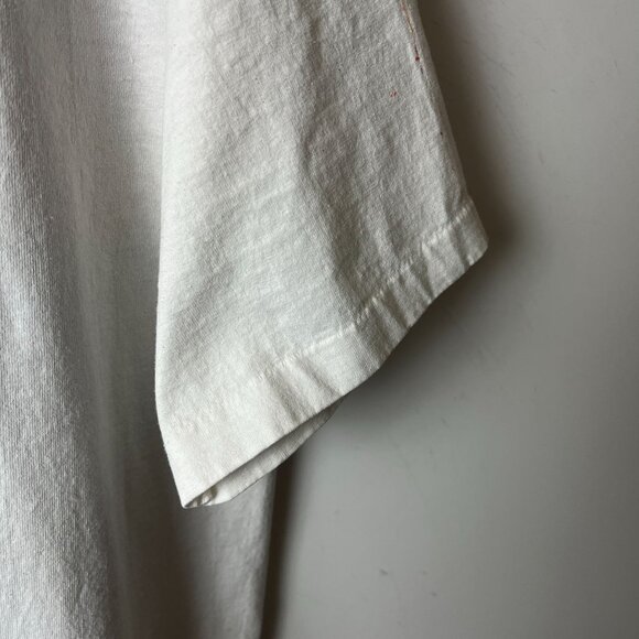 Vintage 90s Bird House Painted T Shirt Adult White XL Extra Large Single Stitch - Picture 6 of 13